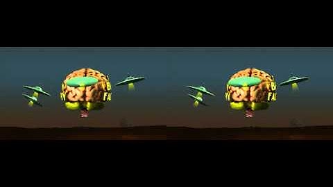 Stereoscopic 3D Universe - side by side 3D video