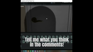 I added door open and close sound effects into my horror game! #shorts