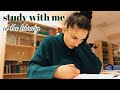 2 HOUR Study With Me at the LIBRARY | NO music, background noise ASMR, Real Time