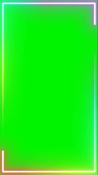 #shorts neon light frame green screen video No Copyright #greenscreen #nocopyright #neon #shorts