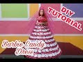 DIY || TUTORIAL BARBIE CANDY DRESS #1 || BARBIE GAUN PERMEN UNTUK HANTARAN BELANJA PERNIKAHAN