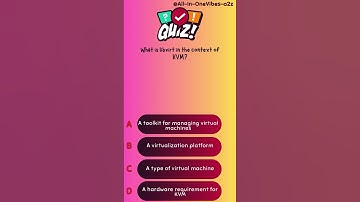 What is libvirt in the context of KVM?