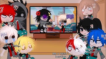 Klas 1A reageert op "Het gesprek van meneer Aizawa en Bakugo over Denkis ADHD" || BNHA/MHA ||Gach...