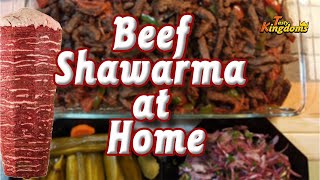 Beef shawarma recipe + tahini sauce || All the flavor secrets that restaurants keep from us.