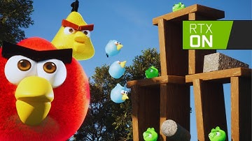 I remade Angry Birds But RTX Is On
