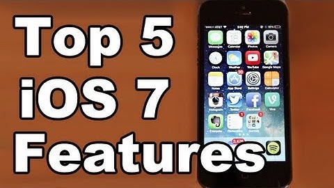 Top 5 iOS 7 Features!