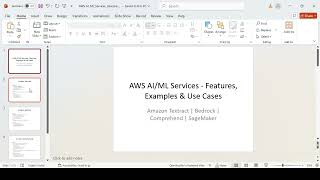 AI & ML Fundamentals + AWS AI/ML Services Explained (Beginner to Pro)