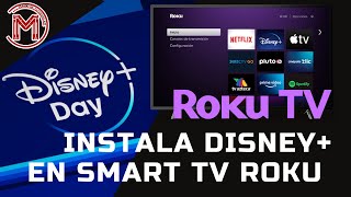 COMO INSTALAR DISNEY PLUS EN TU SMART TV CON ROKU |HBO MAX| STAR PLUS Y MAS| SUPER FACIL 2022|