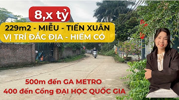 229M² – ĐƯỜNG 3 Ô TÔ TRÁNH – SÁT VÁCH ĐHQG HÀ NỘI – DÒNG TIỀN 100tr/tháng- CỰC HIẾM|ĐẤT NỀN GA METRO