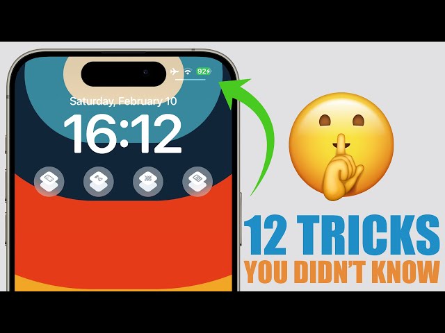 12 iPhone TRICKS You Didn’t Know Existed - 2024 ! class=