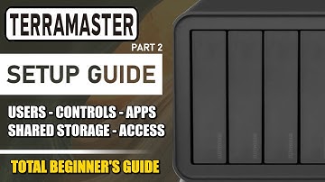 Terramaster NAS Setup Guide 2 (Users, Shares, Access, Apps) 2024