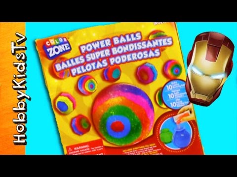 surprises ideas for boyfriend Make Ironman POWER BALL! SuperHero Batman Flies By Marvel HobbyKidsTV