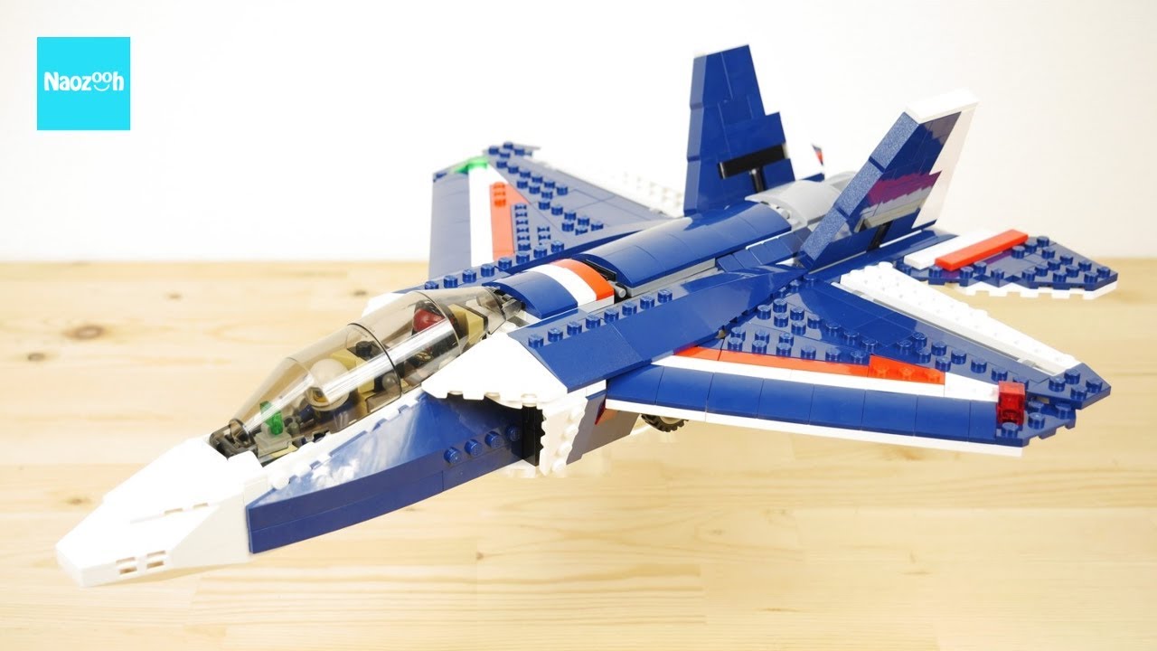 レゴ クリエイター ジェットプレーン 飛べ Lego Creator Blue Power Jet Youtube