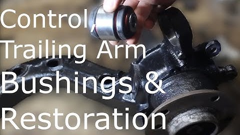 BMW E46 Race Car Build: Rear Suspension Bushings, Trailing Arm Restore