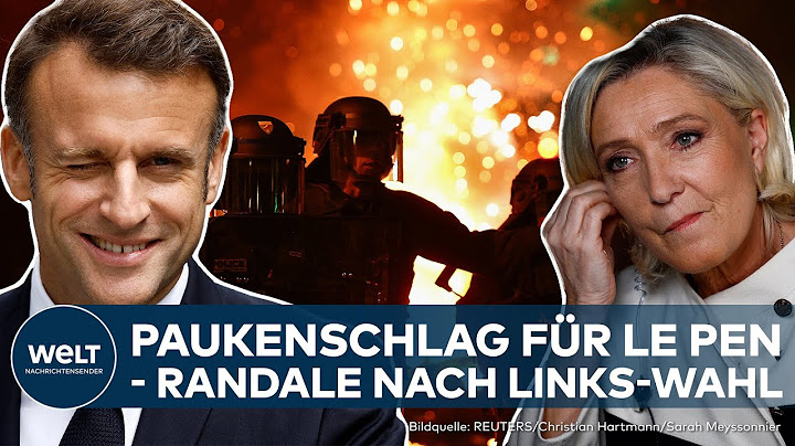 LINKS- STATT RECHTSRUCK: Stichwahl-Überraschung in Frankreich - Selbst Macron-Lager überholt Le Pen