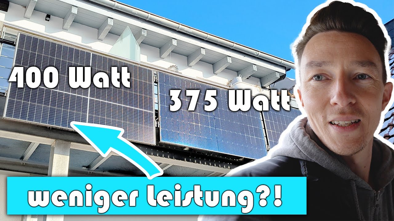 Das beste Solarmodul ASWS - Leistungsmessung und Vergleich mit einem Glas/Folie Modul