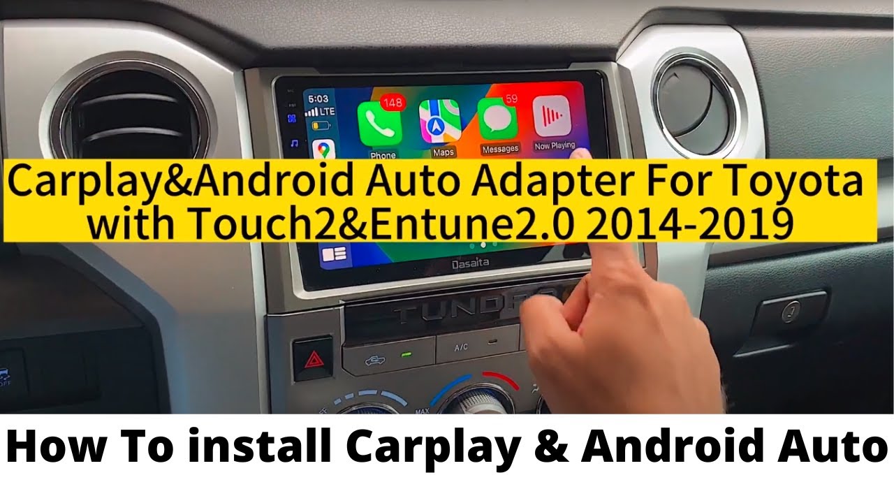 How to Use Android Auto and Apple CarPlay in Your Toyota