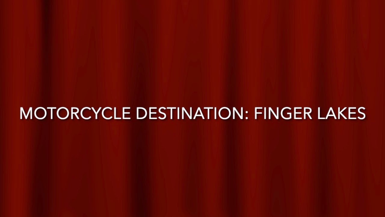Harley Davidson Motorcycle Destination The Finger Lakes YouTube