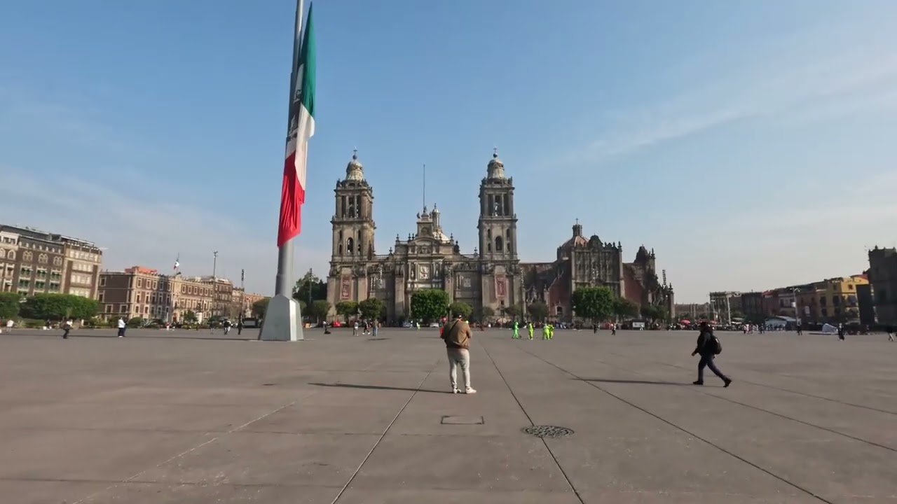 Bells Ring at Mexico City Metropolitan Cathedral
