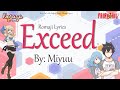 Exceed - Miyuu - Fairy Tail 26th Ending Song (Romaji Lyrics)