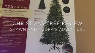 Christmas Tree Holiday Living PreLit Englewood Pine Tree Model #024377 Review Video