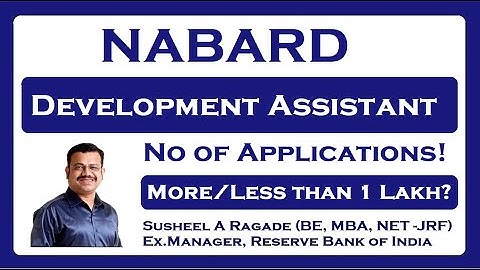 NABARD DA (Development Assistant) Number of Applications!