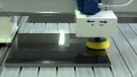 Coner CNC router with polishing head