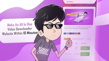 Make All In One Video Downloader Website | How To Make A  Video Downloader Website In 2023