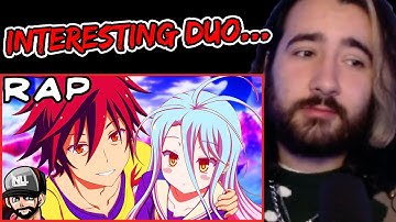 Shwabadi Reacts to No Game No Life Rap | NLJ, Ironmouse & Shirobeats | Sora and Shiro Rap