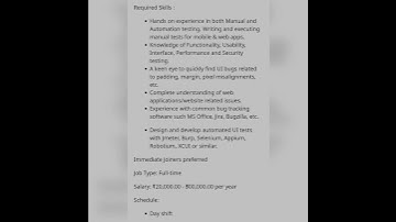 Junior QA Engineer#tester #fresher#experienced #getemployed #youtubeshorts #softwaretestingjobs#wfh