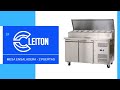 Vídeo: Mesa Ensaladera Refrigerada 136 cm 2 Puertas para 7 Cubetas GN 1/3 Cleiton