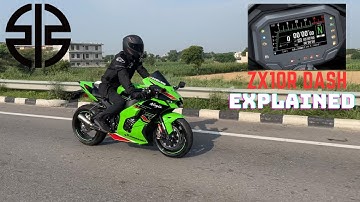 Kawasaki Ninja ZX10R 2023 TFT Dash Explained