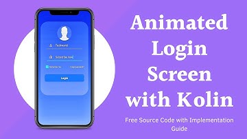 BEAUTIFUL MODERN ANIMATED 3D LOGIN SCREEN DESIGN UI/UX IN ANDROID STUDIO WITH SOURCE CODE || KOTLIN
