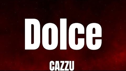 Cazzu - Dolce (letra/lyrics)