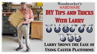 DIY Tips and Tricks - Make Cleaning and Organizing Your Shop Easy With Caster Wheel Platforms