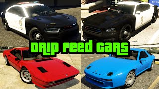 GTA 5 - A Safehouse In The Hills Mansion DLC - ALL Drip Feed Cars (Prices \u0026 Real Life Counterparts)