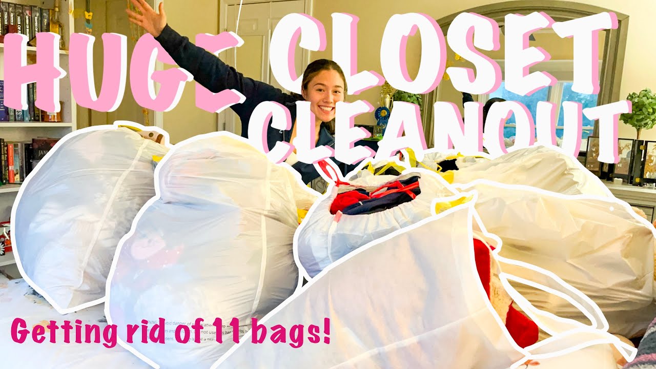 HUGE CLOSET CLEANOUT 2024 | *much needed* - YouTube