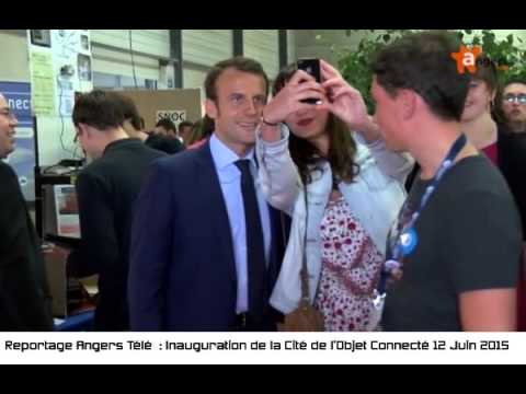 Angers Télé : reportage sur l'inauguration de la Cité de l'Objet Connecté