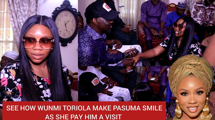 ACTRESS WUNMI TORIOLA SUDDENLY WENT SHY MAKES PASUMA SMILE DURING VISIT TO HIS HOUSE