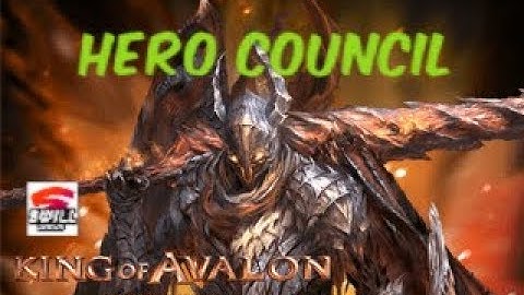 King of Avalon | How to Hero Council in 6.0.0 (Android IOS)