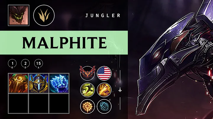 Malphite Jungle vs Jarvan IV - NA Grandmaster Patch 25.24