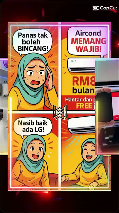Aircond Dual Inverter Memang Padu Habis!!! #homeappliances #lgmalaysia