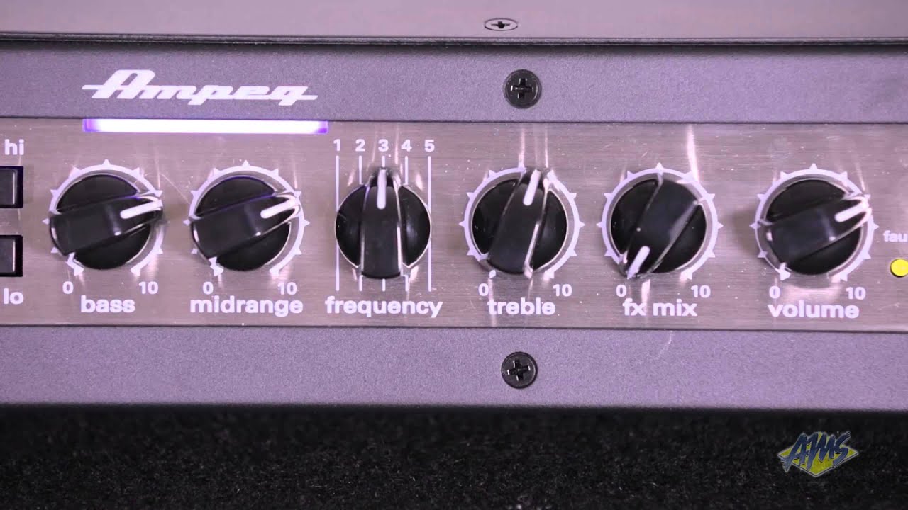 Ampeg PF800 Portaflex Bass Amplifier Head - Ampeg PF800 - YouTube