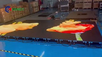 Genex Floor LED Display: Transform Your Ground Into an Interactive Visual Playground#led #leddisplay