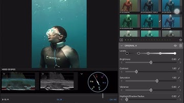 How to colorgrade GoPro underwater videos using Lumafusion