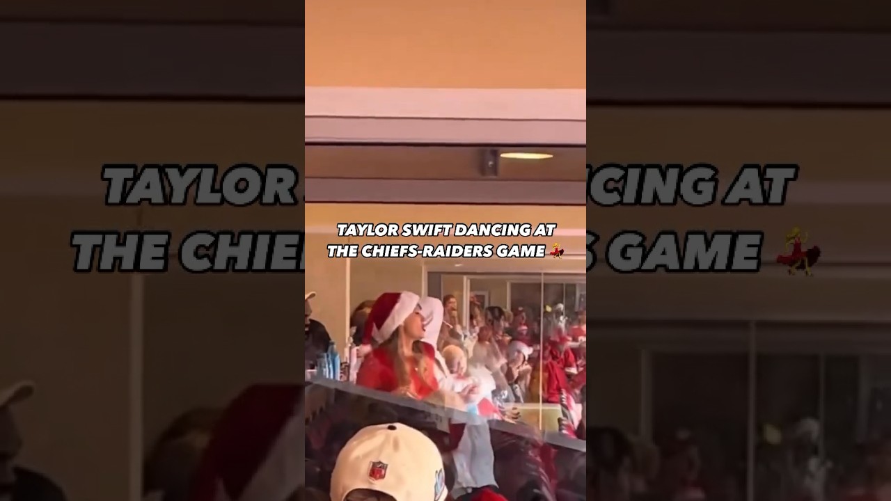 Taylor Swift found a moment to have fun, despite Travis Kelce's Chiefs losing to the Raiders 💃 