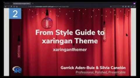 Professional, Polished, Presentable Making Great Slides with xaringan