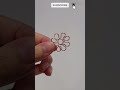 Easy ring making at home 🌼 flower ring | bead and wire jewelry #shortsvideo #diy #handmade