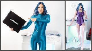 Testing loooots of Spandex wear by Amoresy (Swimsuits, Catsuits, Stockings)