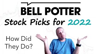 Assessing Bell Potter Stocks Pick for 2022 | How Did They Do?